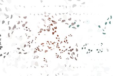 Soyut şekilli açık kırmızı vektör arkaplanı. Soyut tarzda rengarenk gradyan şekilleri olan bir resim. Duvar kağıtları için zarif tasarım.