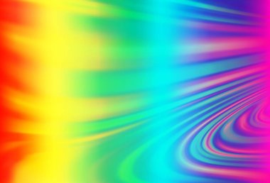 Açık Çokrenkli, baloncuk şekilli Gökkuşağı vektör arkaplanı. Bulanık baloncuk şekilli bir örnek. Web siteniz için mermer tasarımı.