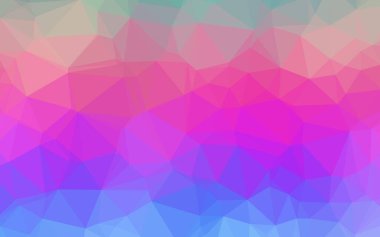 Açık Çokrenkli, Gökkuşağı vektörü soyut mozaik arkaplan.