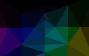 Koyu Çokrenkli, Gökkuşağı vektörü soyut çokgen dokusu.