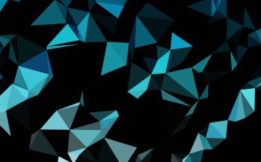 Hafif BLUE vektörü düşük poli kapağı.