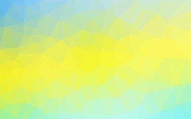 Açık Yeşil, Sarı vektör bulanık üçgen deseni.