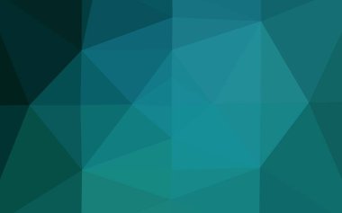 Hafif BLUE vektörü soyut çokgen kapağı.