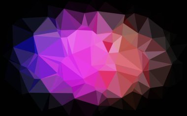 Açık Çokrenkli, Gökkuşağı vektörü soyut mozaik arkaplan.