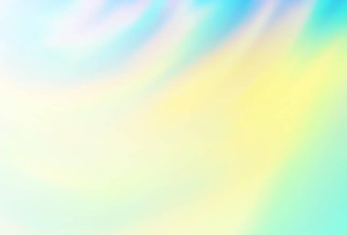 Açık mavi, sarı vektör soyut bulanık düzen. Soyut renkli gradyan çizimi. Tasarımlar için arka plan.