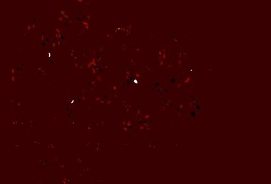 Açık kırmızı, rastgele şekilli sarı vektör dokusu. Soyut tarzda rengarenk gradyan şekilleri olan bir resim. Duvar kağıtları için zarif tasarım.