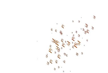 Açık sarı, renkli çizgileri olan turuncu vektör dokusu. Soyut şablondaki çizgilerle dekoratif parlak çizimler. İş broşürleri, broşürler için desen.