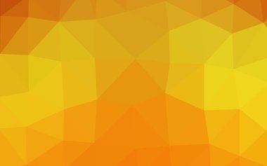 Açık Turuncu vektör üçgen şablonu.