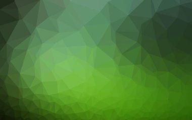 Koyu yeşil vektör düşük poli dokusu.
