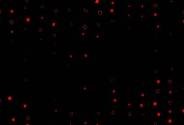 Koyu turuncu vektör kapağı çok kenarlı. Soyut stil ve dikdörtgenlerle dekoratif tasarım. Reklamınız, posteriniz, afişiniz için en iyi tasarım.