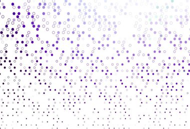 Küreli açık mor vektör deseni. Bulanık dekoratif tasarım baloncuklu soyut tarzda. Güzel web siteleri için desen.
