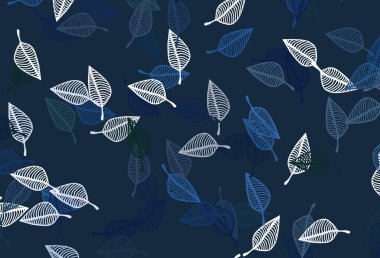 Hafif BLUE vektör şablonu. Doğal yaprağı olan zarif, parlak bir illüstrasyon. İşiniz için en iyi bulanık tasarım..