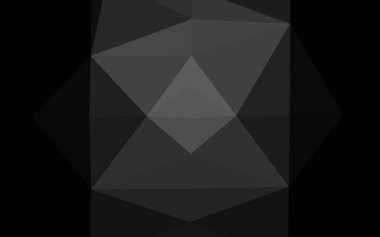 Koyu siyah vektör düşük polimer dokusu.