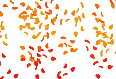 Soyut biçimlerde Light Orange vektör arkaplanı. Rastgele şekillerle soyut tarzda dekoratif tasarım. Web siteniz için basit tasarım.