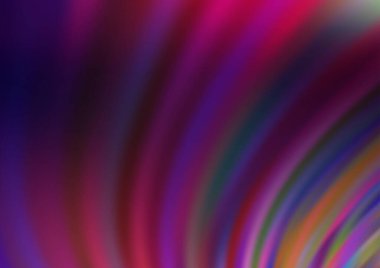 Koyu Mor, eğri daireli pembe vektör arkaplan.