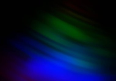 Koyu Çokrenkli, çizgili Gökkuşağı vektör deseni, oval.