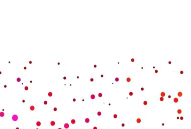 Açık pembe, daire şekilli sarı vektör düzeni. Bulanık dekoratif tasarım baloncuklu soyut tarzda. Marka kitabınız için şablon.