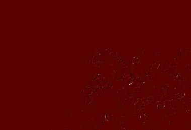 Noktalı açık kırmızı vektör arkaplanı. Doğa tarzında bulanık halkaları olan güzel renkli çizimler. Marka kitabınız için şablon.