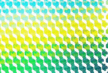 Yeşil ve sarı çizgili pürüzsüz desen