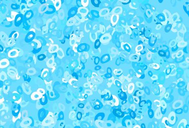 Kabarcıklı mavi renkli vektör arkaplanı