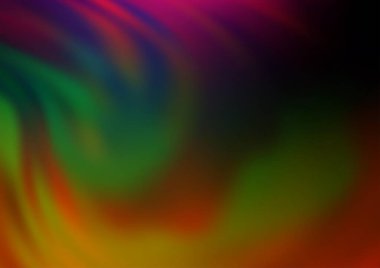 Koyu Çokrenkli, Gökkuşağı vektörü bokeh ve renkli desen.