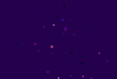 Açık Mor, noktalı pembe vektör arkaplan. Bulanık dekoratif tasarım baloncuklu soyut tarzda. Marka kitabın için tamamen yeni bir şablon.