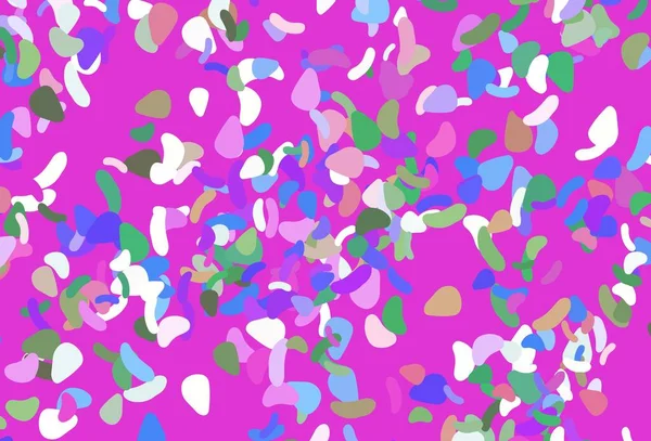 Memphis şekilli açık renkli gökkuşağı vektör şablonu. Soyut tarzda rengarenk gradyan şekilleri olan bir resim. Duvar kağıtları için zarif tasarım.