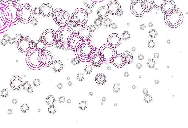 スポットとライトピンクのベクトルカバー 泡と抽象的なスタイルでぼやけた装飾的なデザイン チラシのパターン — ストックベクタ