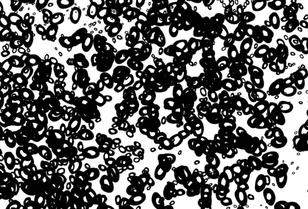 Černobílé Vektorové Uspořádání Kruhovými Tvary Krásná Barevná Ilustrace Rozmazanými Kruhy — Stockový vektor