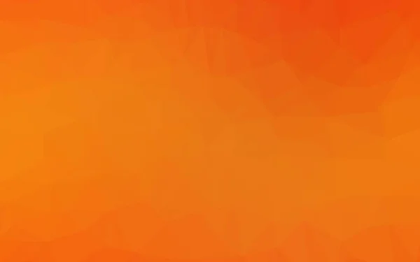 Light Orange Vektor Abstrakte Polygonale Hülle — Stockvektor