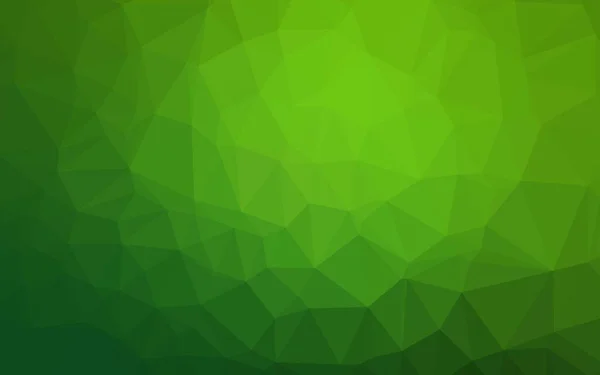 Hellgrüner Vektor Abstrakter Mosaikhintergrund — Stockvektor