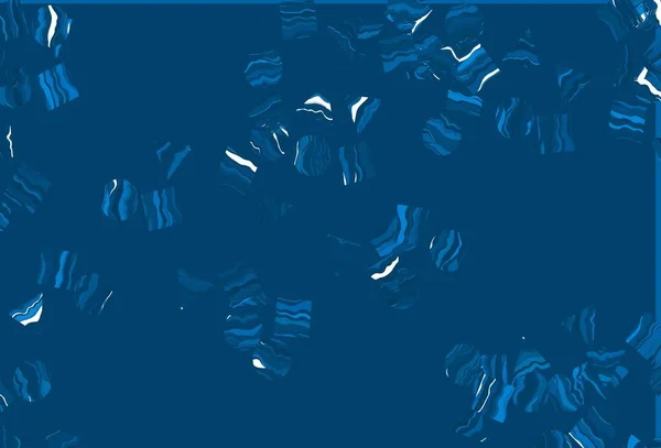 Agencement Vectoriel Bleu Clair Avec Cercles Lignes Rectangles Illustration Abstraite — Image vectorielle