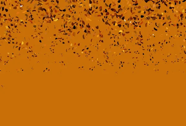 Jasnopomarańczowy Wektor Tekstury Przypadkowych Form Ilustracja Kolorowymi Gradientowymi Kształtami Abstrakcyjnym — Wektor stockowy