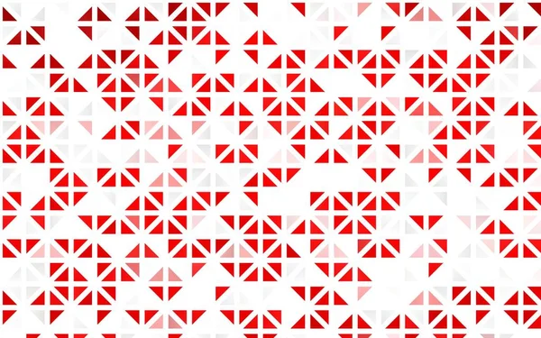带有线 三角形的浅红色矢量无缝背景 — 图库矢量图片