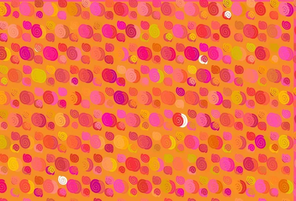 Светло Розовый Желтый Векторный Узор Жидкими Вкраплениями Расплывчатая Абстрактная Иллюстрация — стоковый вектор