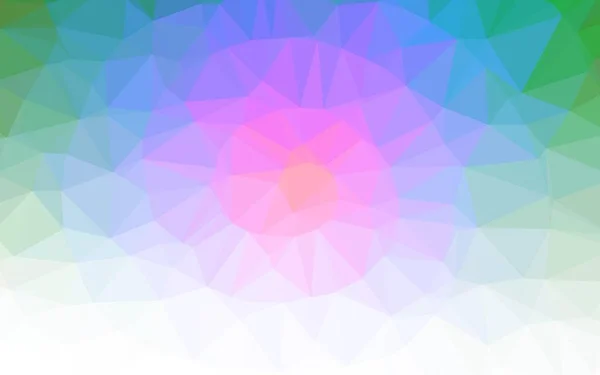 Světle Vícebarevný Duhový Vektor Abstraktní Mozaika Vzor — Stockový vektor