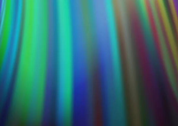 Light Blue Green Vector Backdrop Bent Lines — Stock Vector