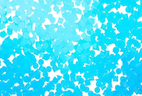 Светло Голубая Векторная Компоновка Кругами Линиями Прямоугольниками Круги Линии Ромб — стоковый вектор