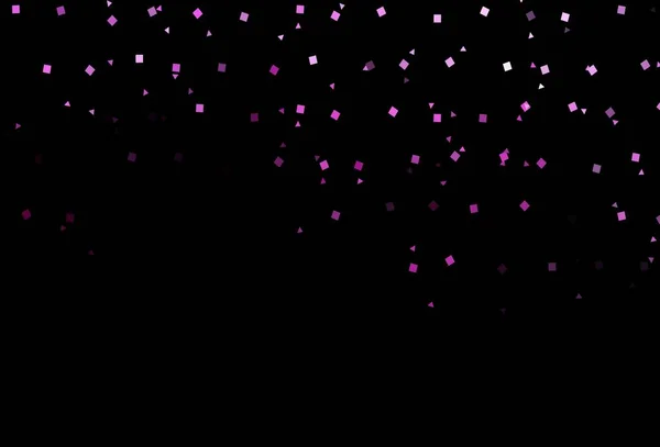 Σκούρο Ροζ Διανυσματική Υφή Πολυ Στυλ Κύκλους Κύβους Κύκλοι Γραμμές — Διανυσματικό Αρχείο