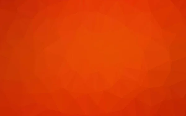 Leicht Orangefarbene Vektor Polygonale Vorlage — Stockvektor