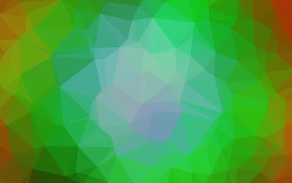 Светлый Многоцветный Радужный Вектор Сияющий Треугольный Фон — стоковый вектор
