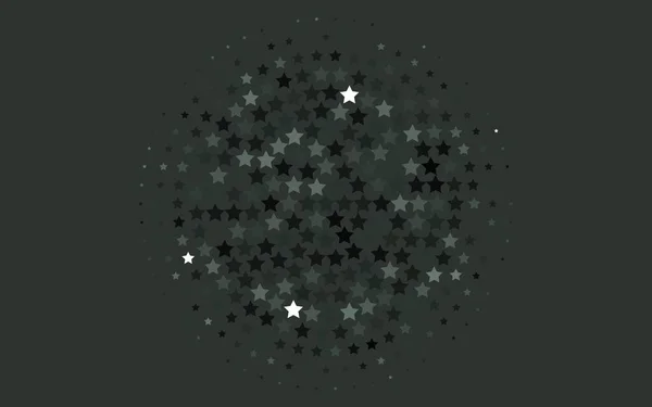 Luz Negro Vector Fondo Con Estrellas Colores — Archivo Imágenes Vectoriales
