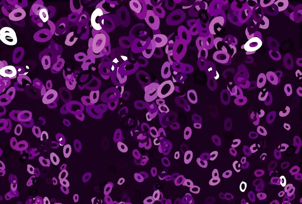 Fondo Vectorial Púrpura Oscuro Con Burbujas Burbujas Borrosas Sobre Fondo — Vector de stock