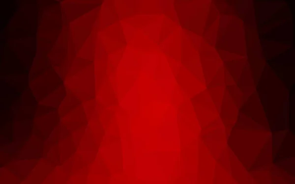 Luz Rojo Vector Abstracto Mosaico Fondo — Vector de stock