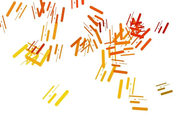 Jasnopomarańczowy Wzór Wektora Wielokrotnymi Pałeczkami Świecąca Kolorowa Ilustracja Wąskimi Liniami — Wektor stockowy