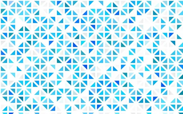 Světle Blue Vektor Bezešvé Šablony Krystaly Trojúhelníky — Stockový vektor