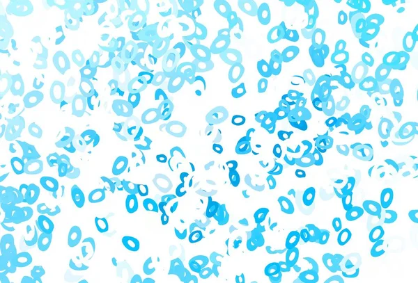 Fond Vectoriel Couleur Bleue Avec Bulles — Image vectorielle