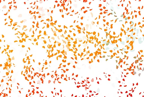 Ανοιχτό Πορτοκαλί Διάνυσμα Φόντο Αφηρημένες Μορφές Εικονογράφηση Πολύχρωμα Σχήματα Κλίση — Διανυσματικό Αρχείο