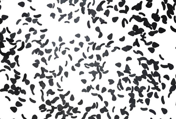 Light Black vector backdrop with abstract shapes. Illustration with colorful gradient shapes in abstract style. Elegant design for wallpapers.