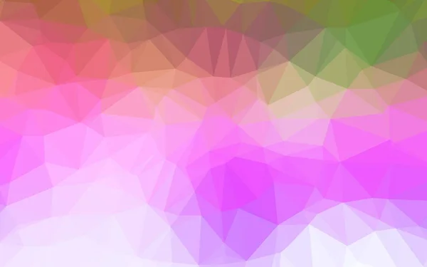 Світлий Різнокольоровий Веселка Векторний Розмитий Трикутник Шаблон — стоковий вектор